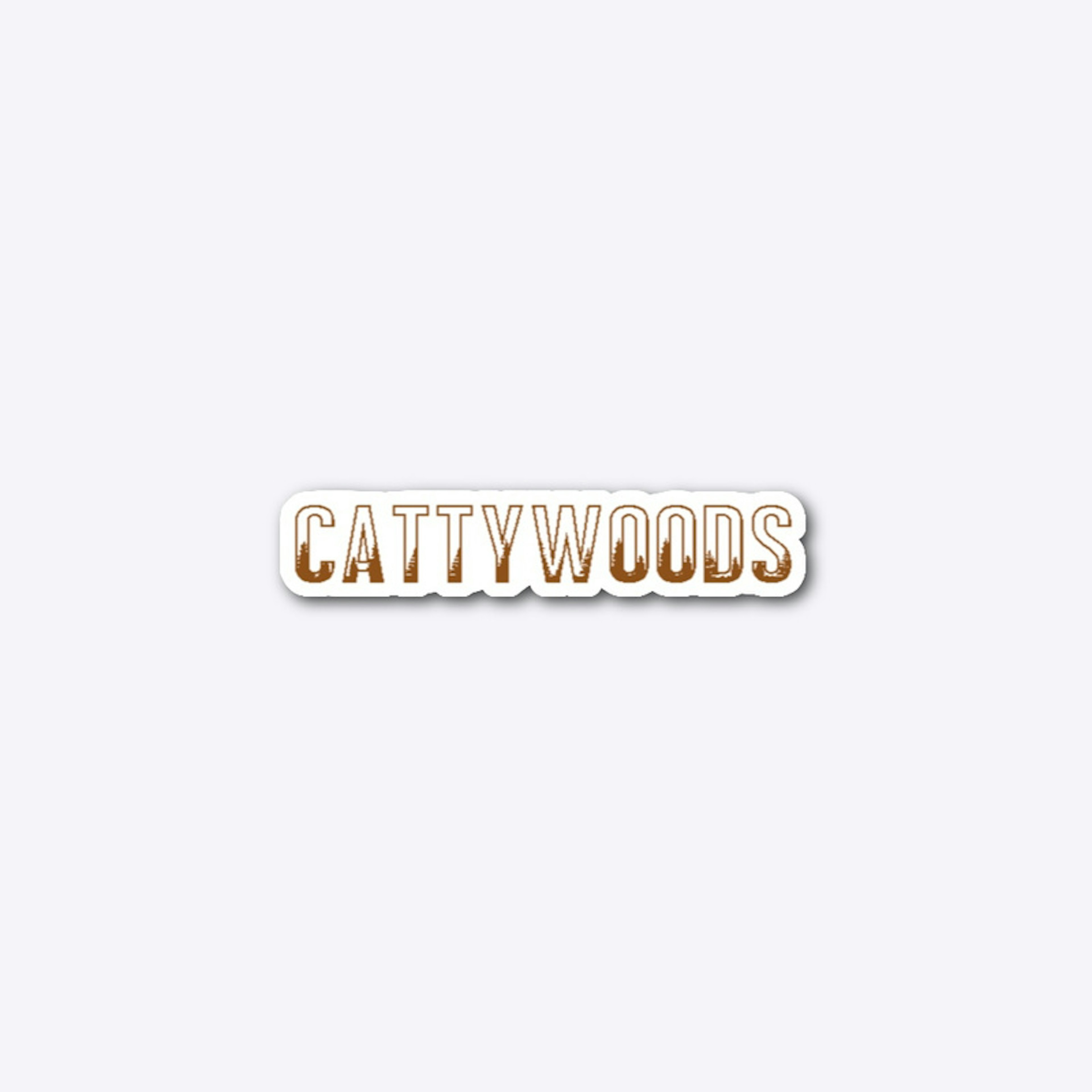 Catty Woods Sticker